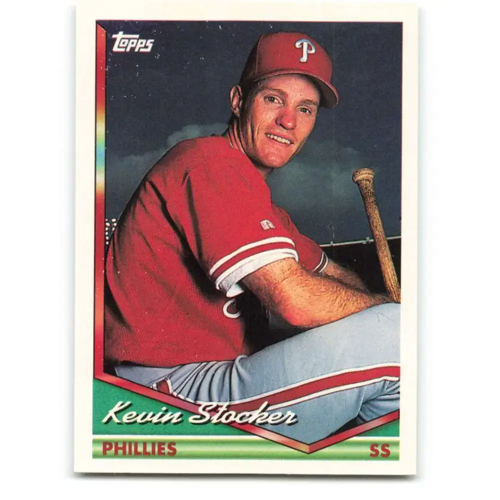 1994 Topps #57 Kevin Stocker EX Excellent Philadelphia Phillies Baseball Card - Baseball Card Single