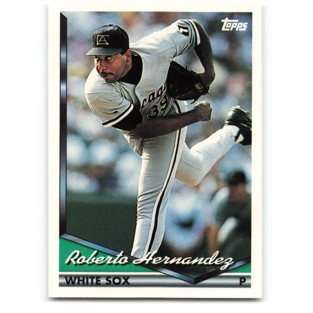 1994 Topps #572 Roberto Hernandez EX Excellent Chicago White Sox Baseball Card - Baseball Card Single