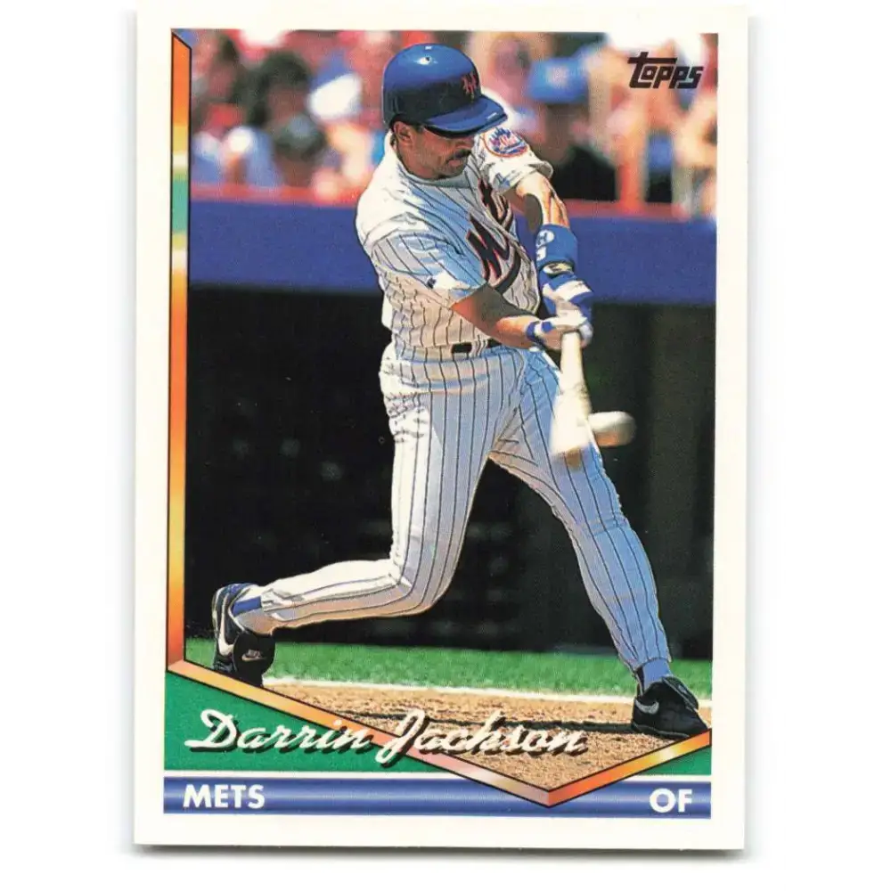 1994 Topps #576 Darrin Jackson EX Excellent New York Mets Baseball Card - Baseball Card Single