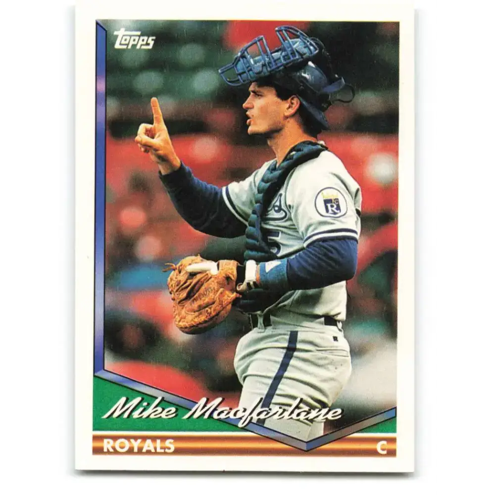 1994 Topps #578 Mike Macfarlane EX Excellent Kansas City Royals Baseball Card - Baseball Card Single