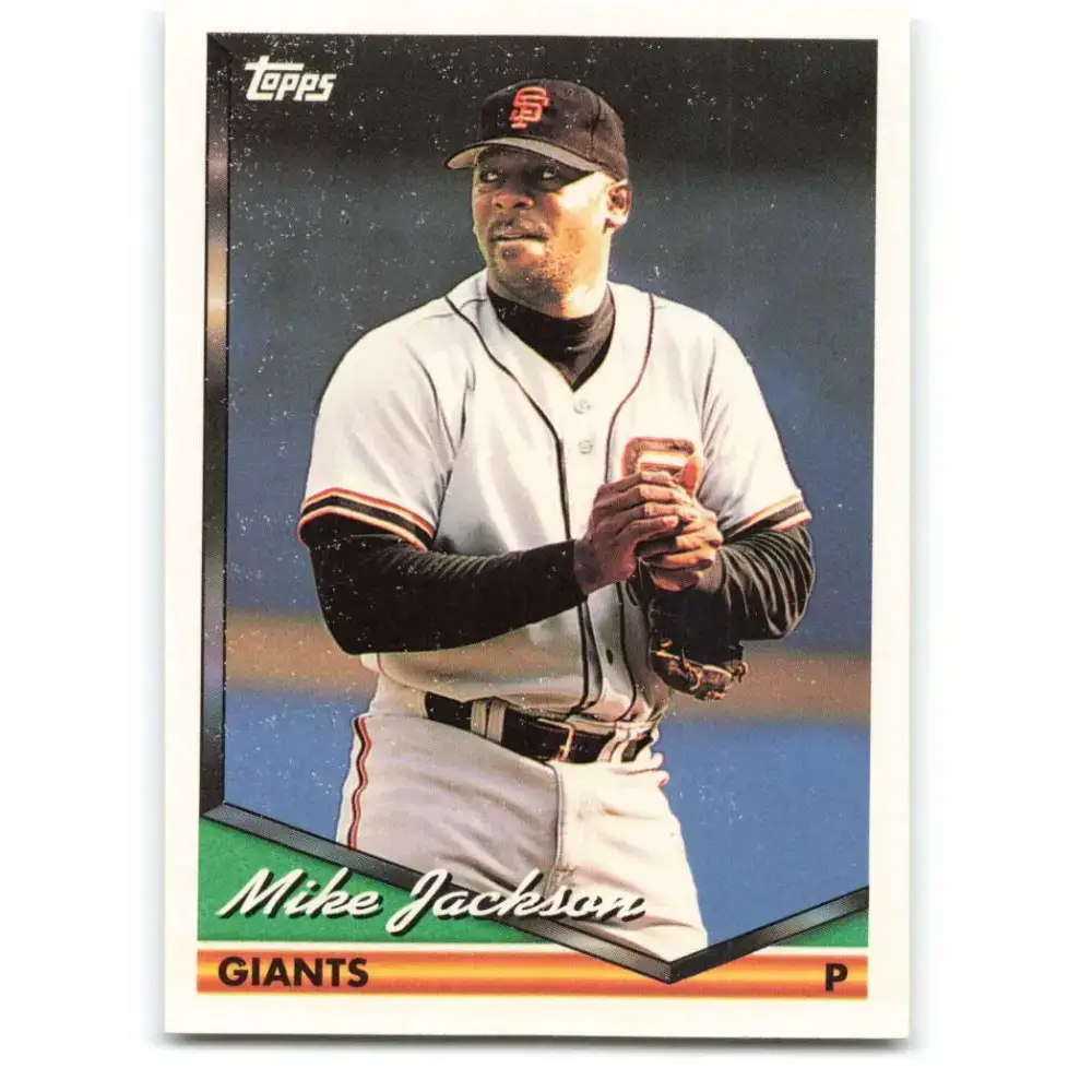 1994 Topps #58 Mike Jackson EX Excellent San Francisco Giants Baseball Card - Baseball Card Single
