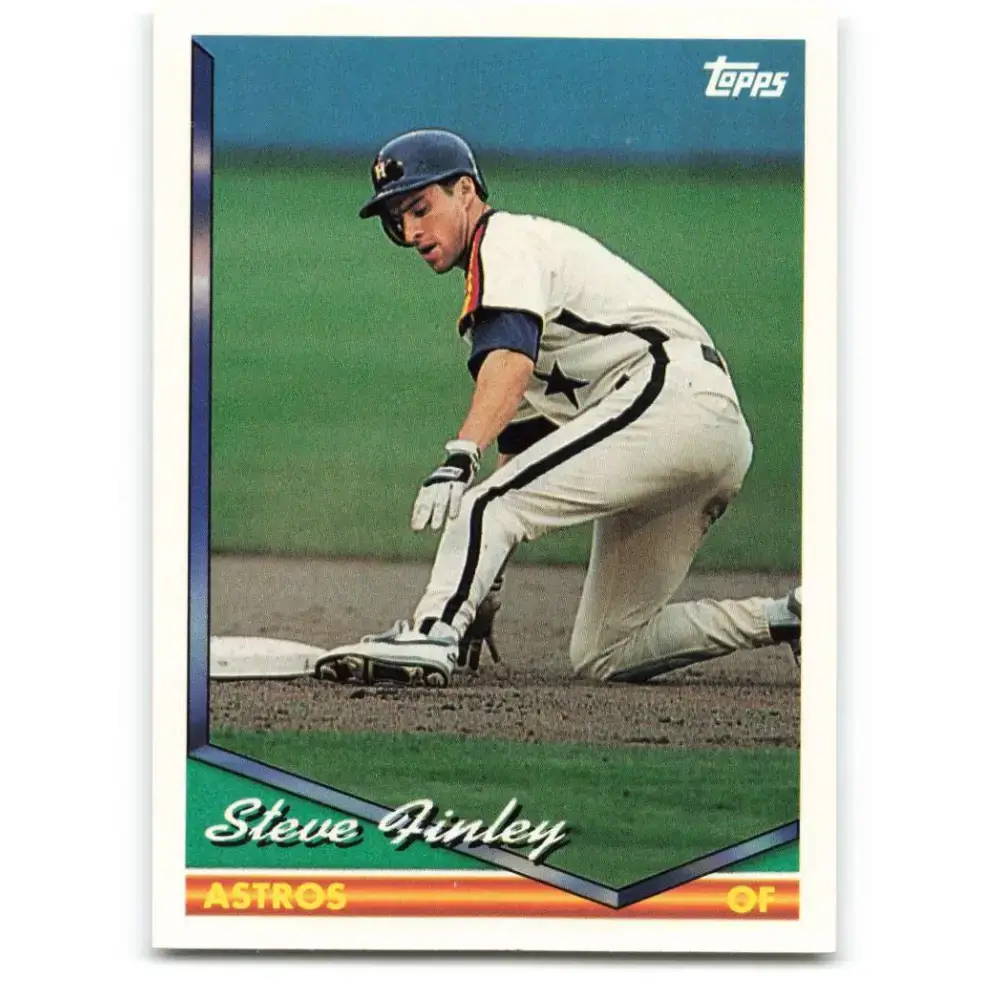 1994 Topps #580 Steve Finley EX Excellent Houston Astros Baseball Card - Baseball Card Single