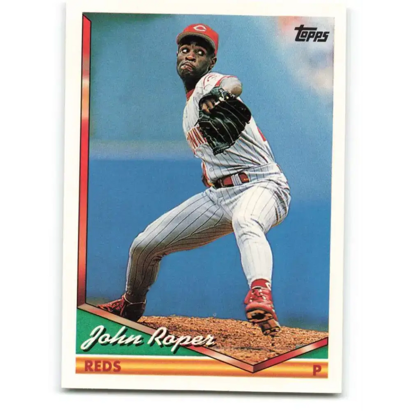 1994 Topps #581 John Roper EX Excellent Cincinnati Reds Baseball Card - Baseball Card Single