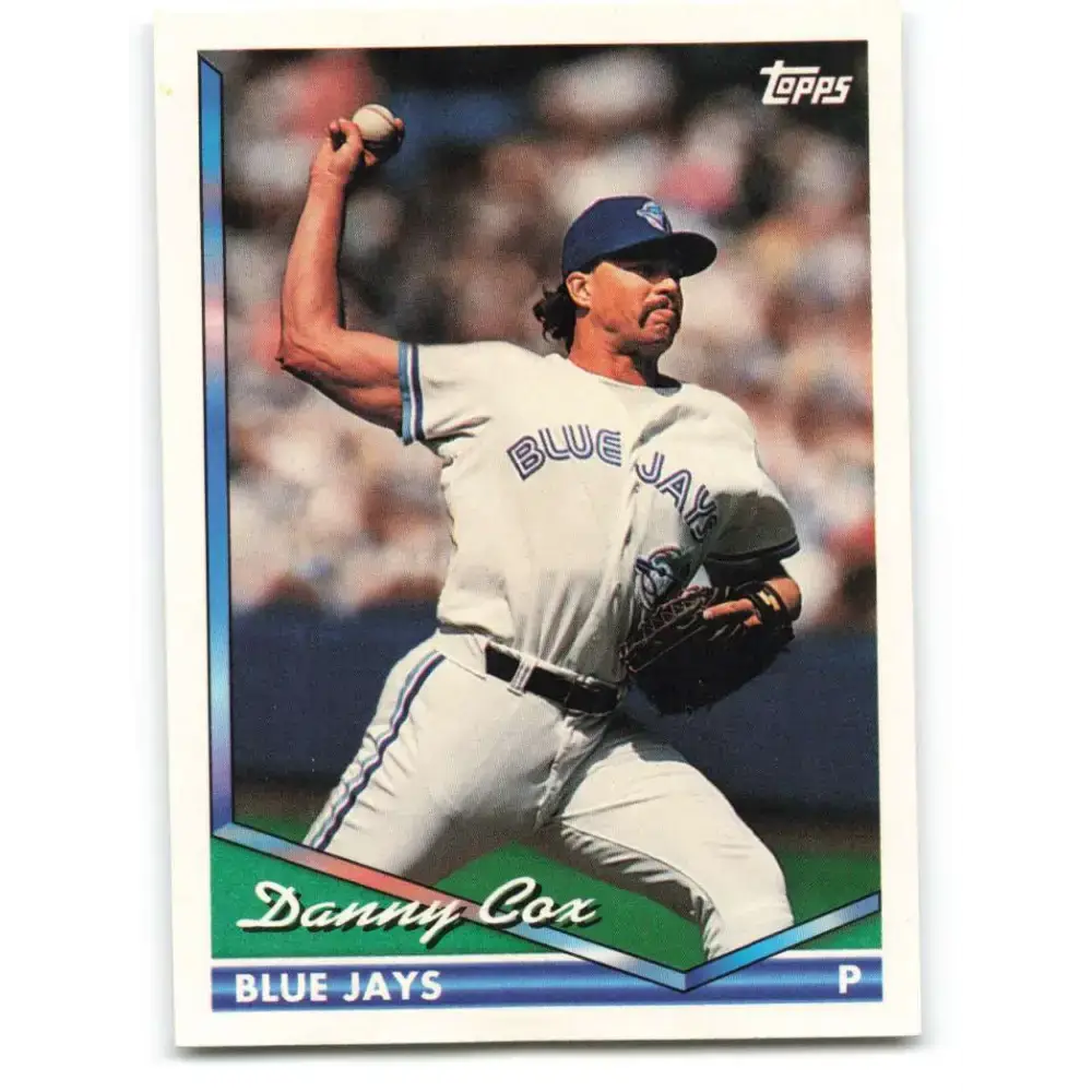 1994 Topps #582 Danny Cox EX Excellent Toronto Blue Jays Baseball Card - Baseball Card Single