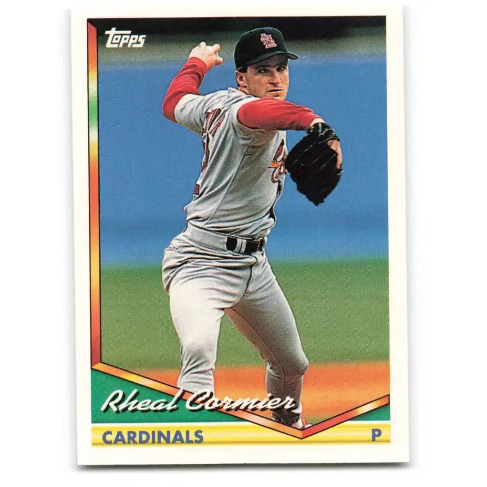 1994 Topps #594 Rheal Cormier EX Excellent St. Louis Cardinals Baseball Card - Baseball Card Single