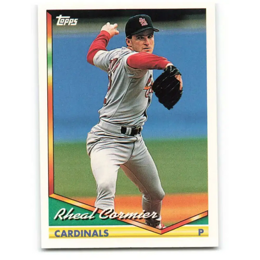 1994 Topps #594 Rheal Cormier EX Excellent St. Louis Cardinals Baseball Card - Baseball Card Single
