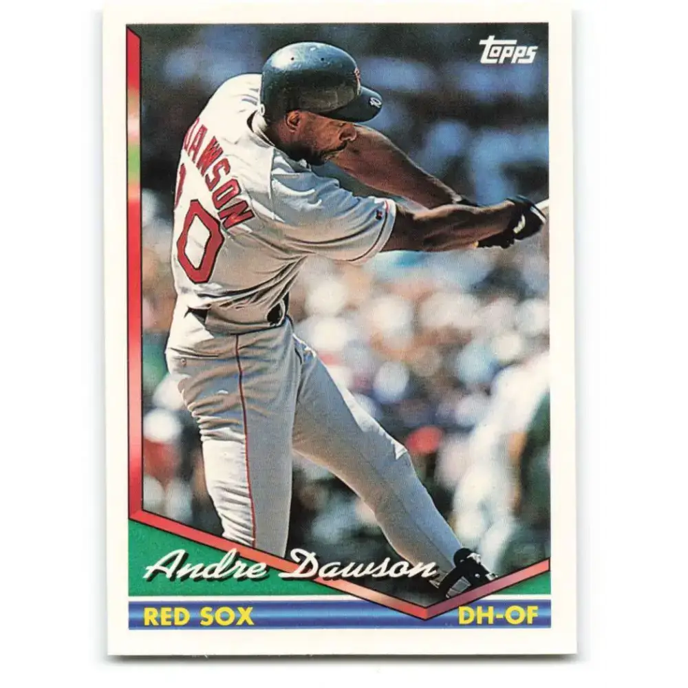 1994 Topps #595 Andre Dawson EX Excellent Boston Red Sox Baseball Card - Baseball Card Single