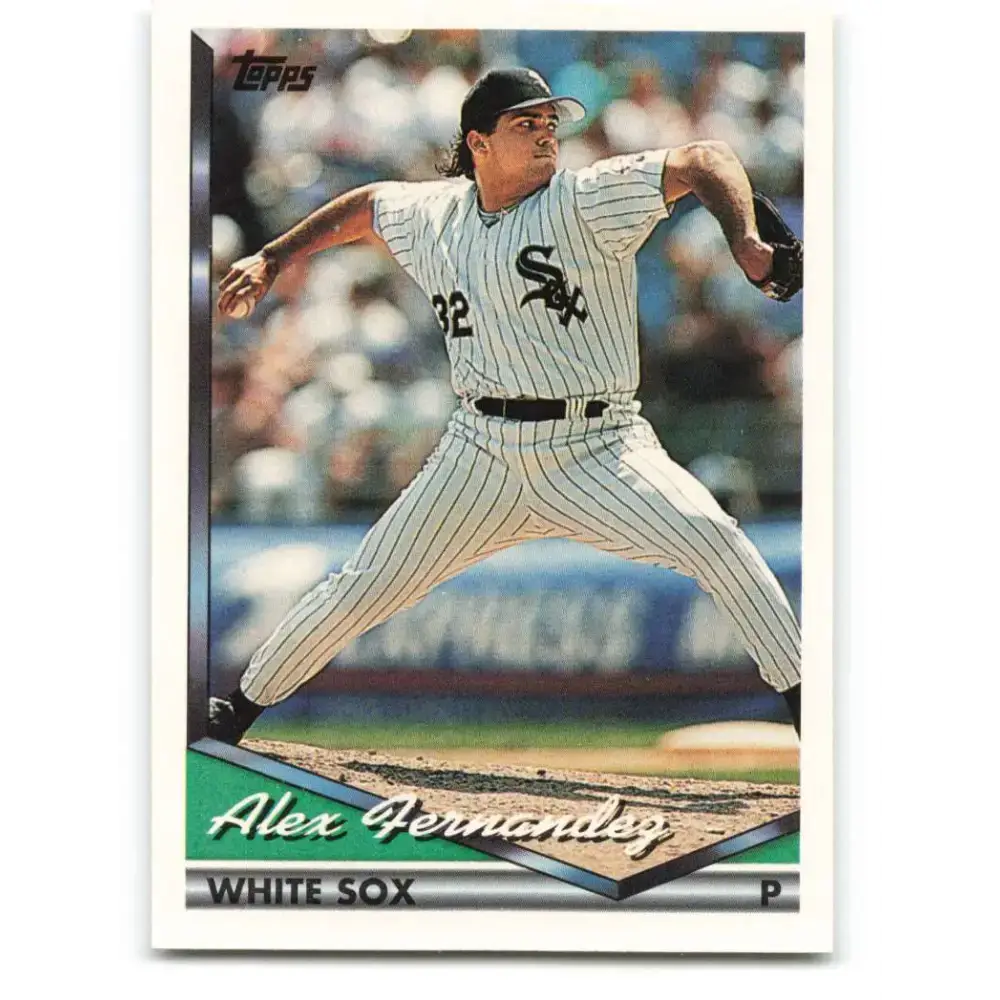 1994 Topps #599 Alex Fernandez EX Excellent Chicago White Sox Baseball Card - Baseball Card Single