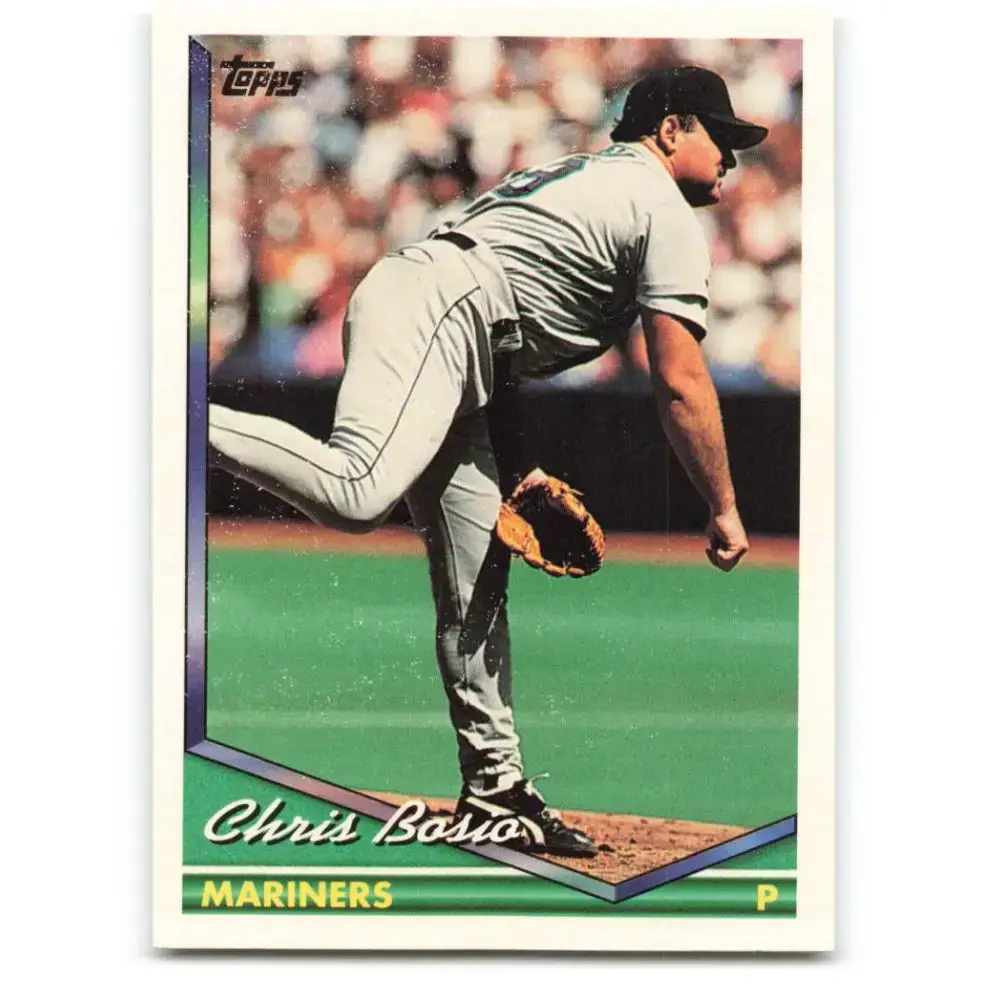 1994 Topps #60 Chris Bosio EX Excellent Seattle Mariners Baseball Card - Baseball Card Single