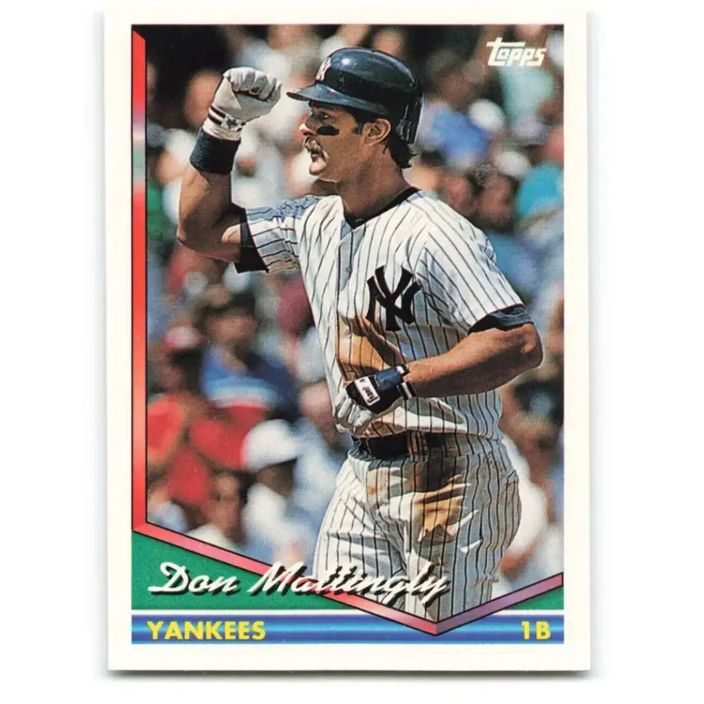1994 Topps #600 Don Mattingly EX Excellent New York Yankees Baseball Card - Baseball Card Single