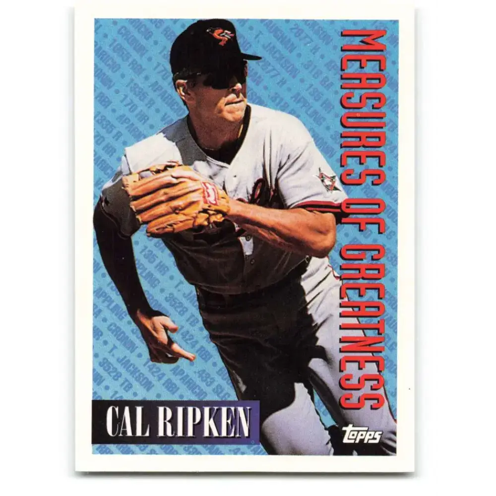 1994 Topps #604 Cal Ripken Jr. EX Excellent Baltimore Orioles Baseball Card - Baseball Card Single