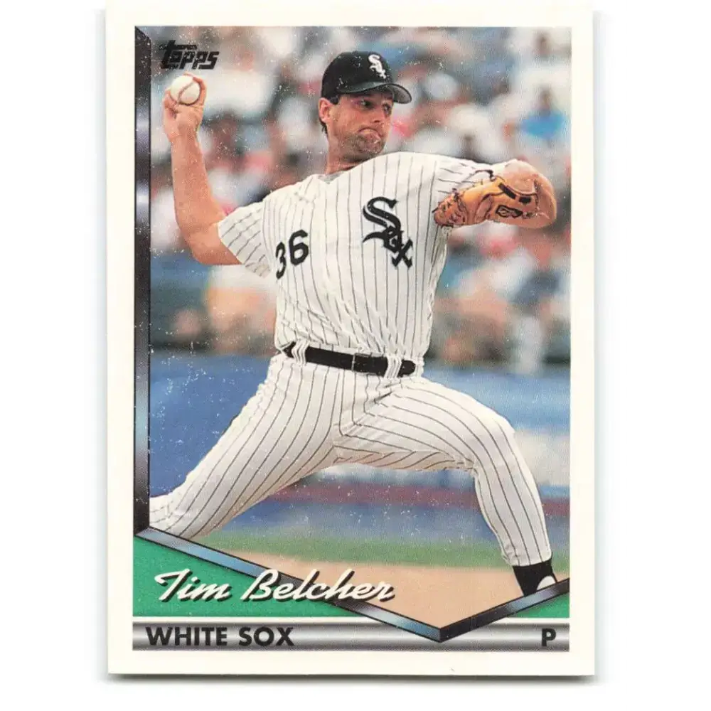 1994 Topps #62 Tim Belcher EX Excellent Chicago White Sox Baseball Card - Baseball Card Single