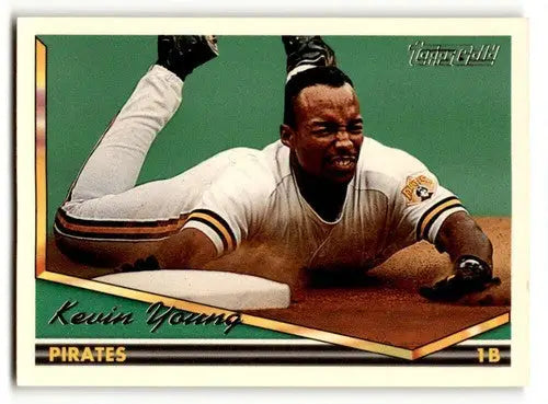 Kevin Young Pittsburgh Pirates baseball card from 1994 Topps #622, EX/NM condition
