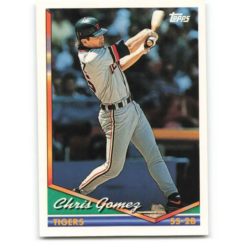 1994 Topps #626 Chris Gomez EX Excellent Detroit Tigers Baseball Card - Baseball Card Single