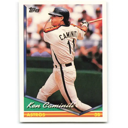 1994 Topps #646 Ken Caminiti EX Excellent Houston Astros Baseball Card