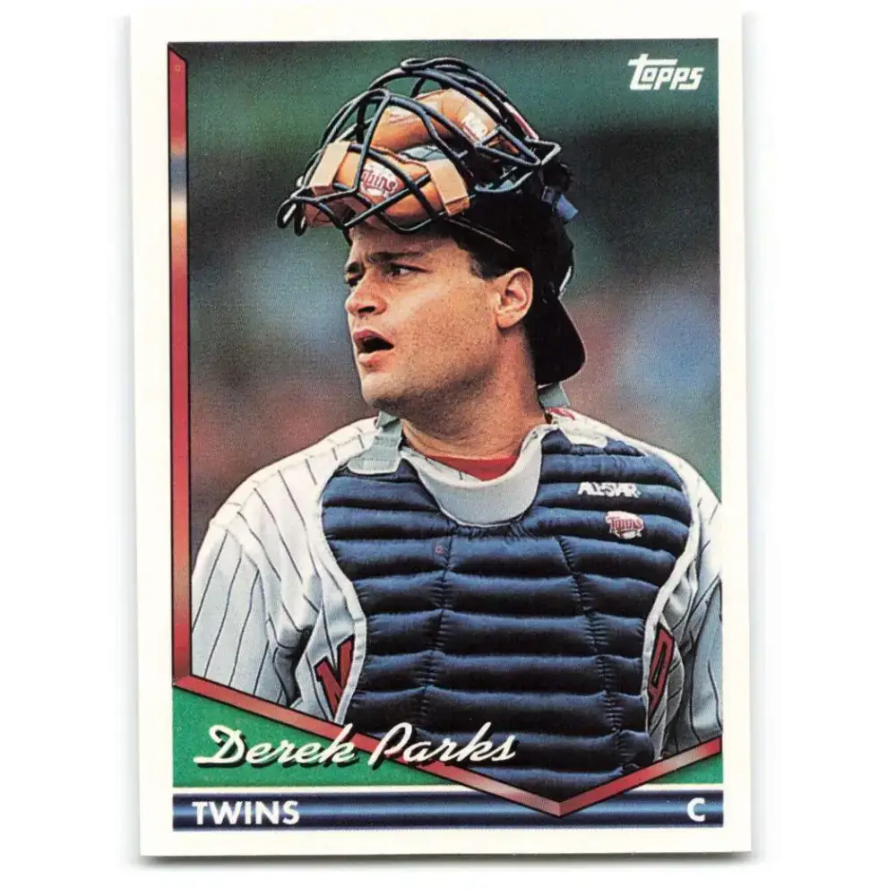 1994 Topps #649 Derek Parks EX Excellent Minnesota Twins Baseball Card - Baseball Card Single