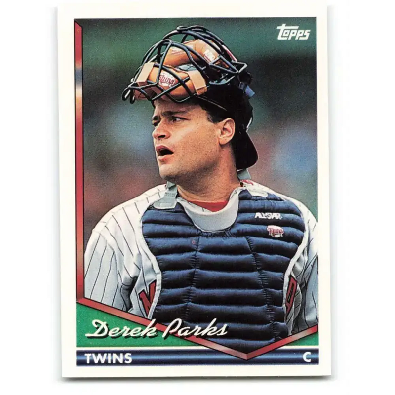 1994 Topps #649 Derek Parks EX Excellent Minnesota Twins Baseball Card - Baseball Card Single