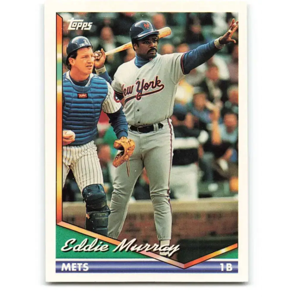 1994 Topps #65 Eddie Murray EX Excellent New York Mets Baseball Card - Baseball Card Single