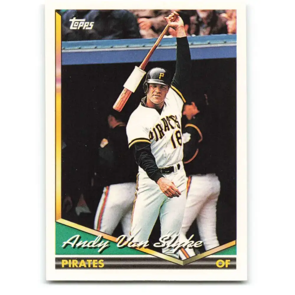 1994 Topps #650 Andy Van Slyke EX Excellent Pittsburgh Pirates Baseball Card - Baseball Card Single