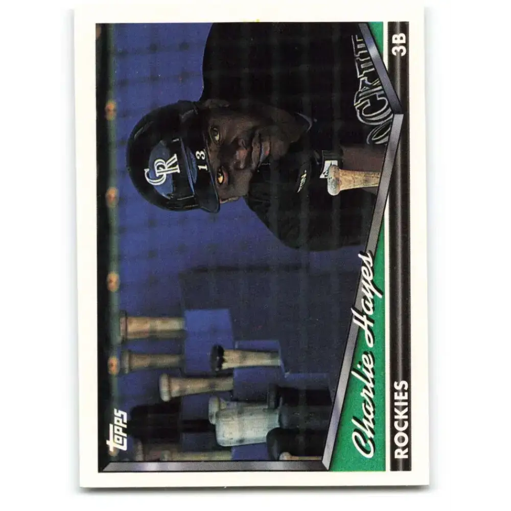 1994 Topps #655 Charlie Hayes EX Excellent Colorado Rockies Baseball Card - Baseball Card Single