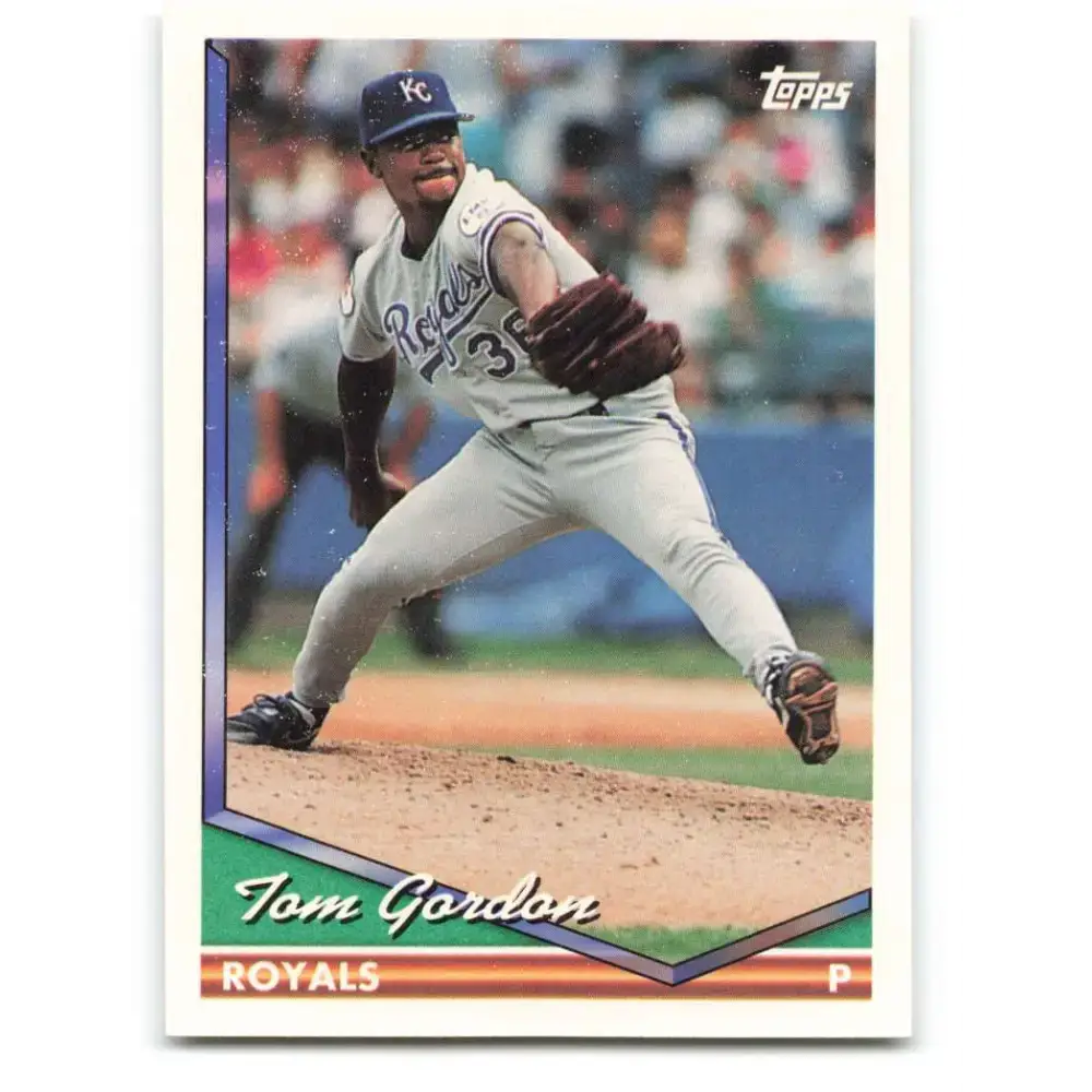 1994 Topps #66 Tom Gordon EX Excellent Kansas City Royals Baseball Card - Baseball Card Single