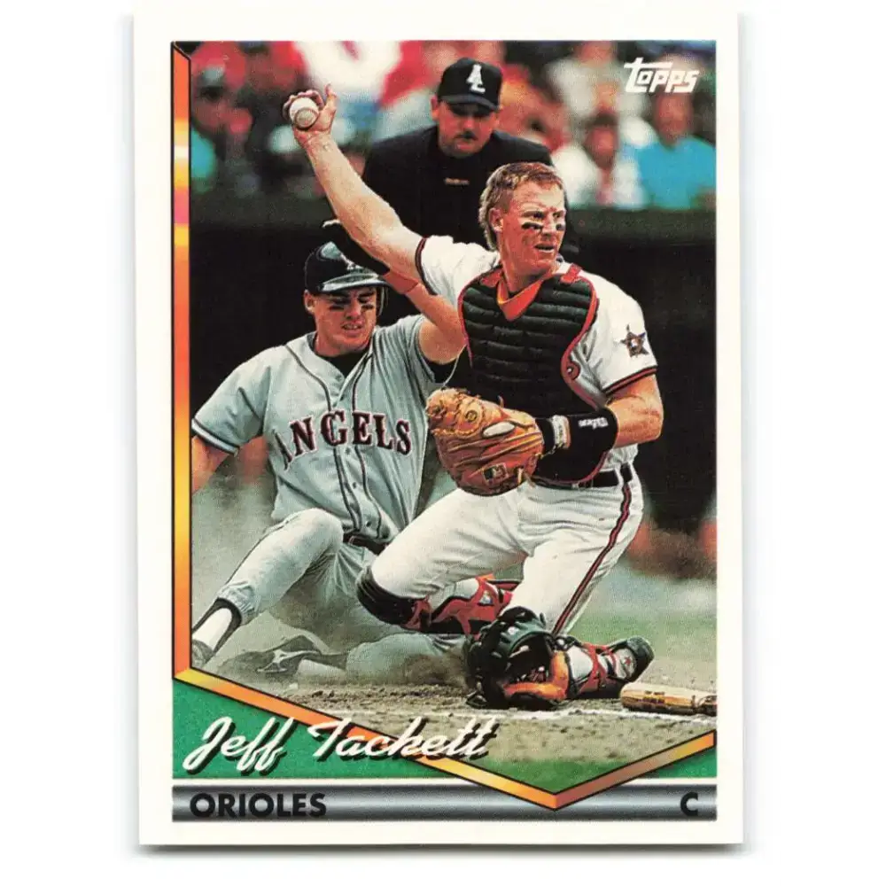1994 Topps #664 Jeff Tackett EX Excellent Baltimore Orioles Baseball Card - Baseball Card Single