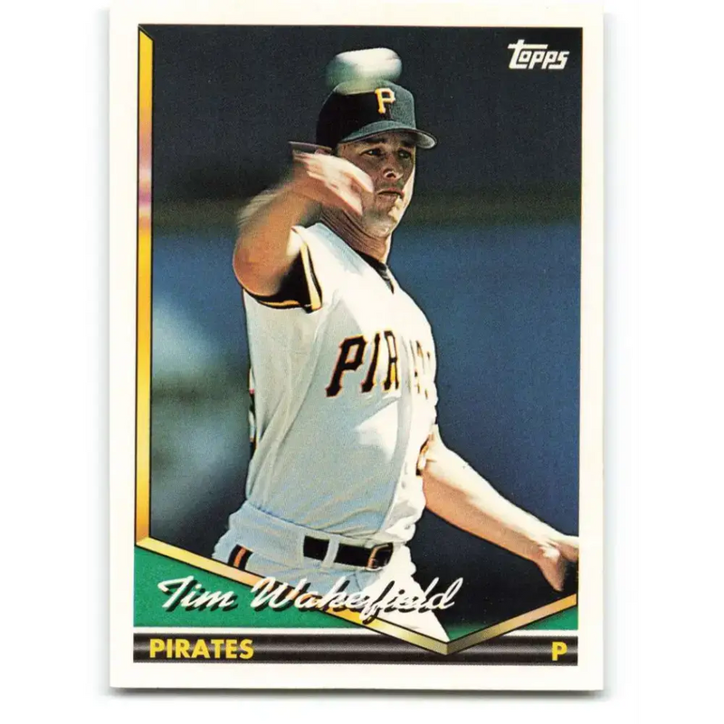 1994 Topps #669 Tim Wakefield EX Excellent Pittsburgh Pirates Baseball Card - Baseball Card Single