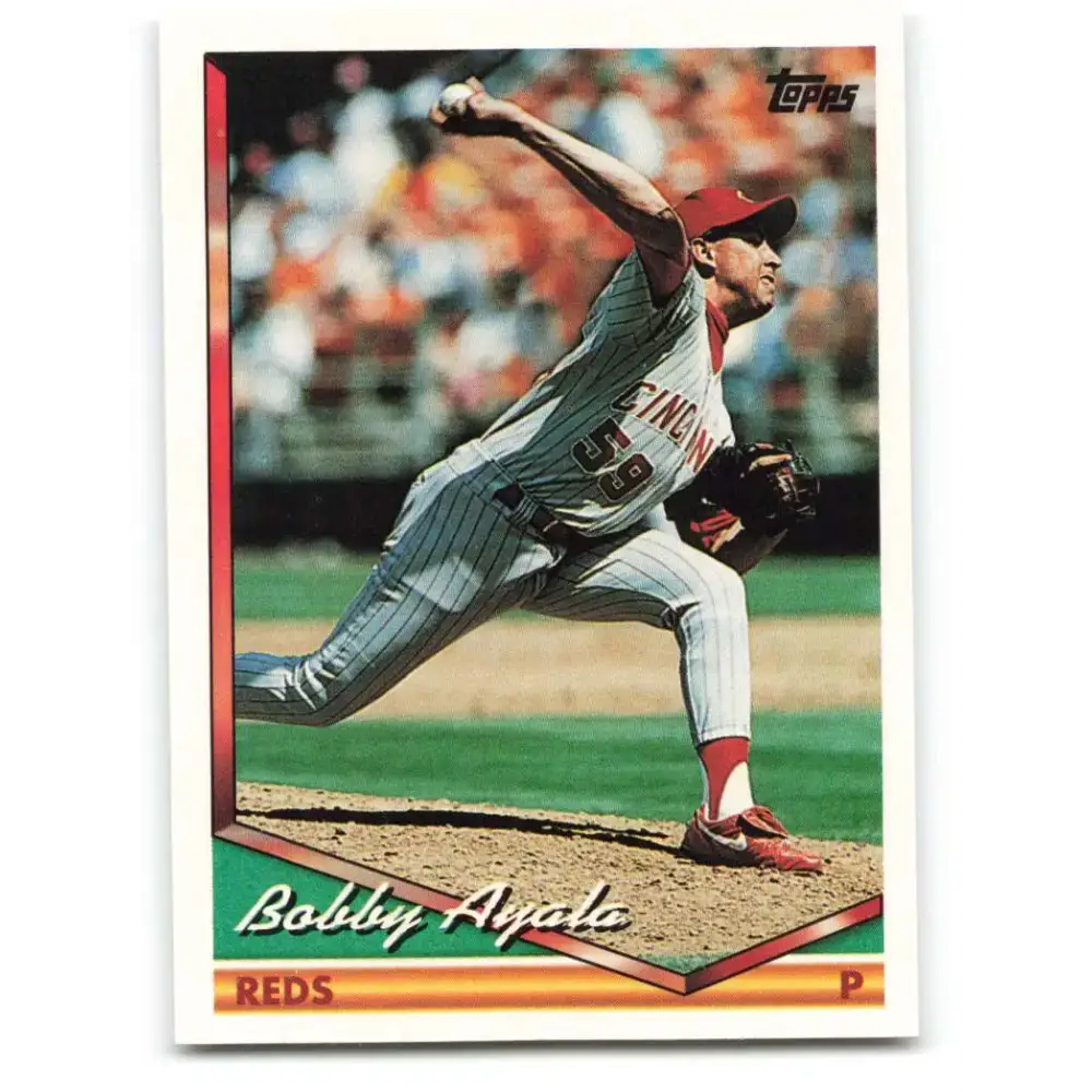 1994 Topps #673 Bobby Ayala EX Excellent Cincinnati Reds Baseball Card - Baseball Card Single