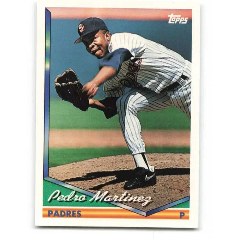 1994 Topps #676 Pedro Martinez EX Excellent RC Rookie San Diego Padres Baseball Card - Baseball Card Single