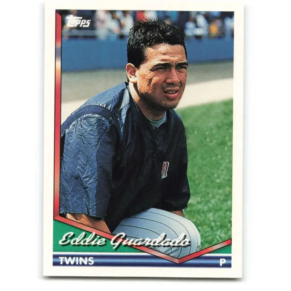 1994 Topps #677 Eddie Guardado EX Excellent Minnesota Twins Baseball Card - Baseball Card Single