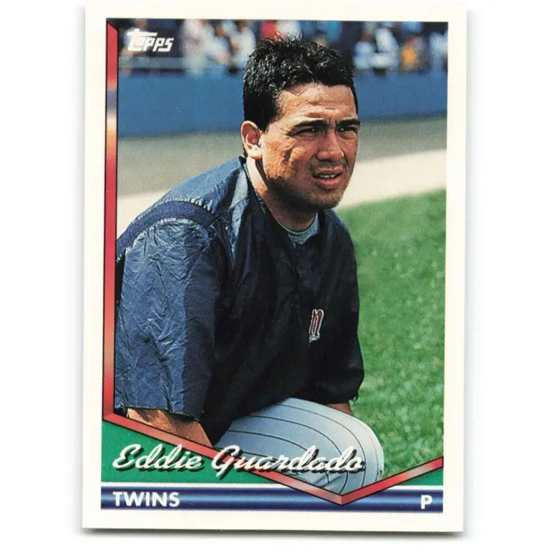 1994 Topps #677 Eddie Guardado EX Excellent Minnesota Twins Baseball Card - Baseball Card Single
