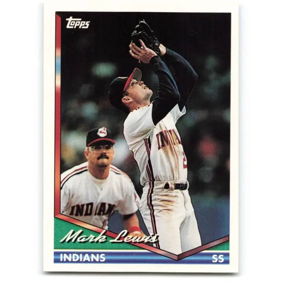 1994 Topps #678 Mark Lewis EX Excellent Cleveland Indians Baseball Card - Baseball Card Single