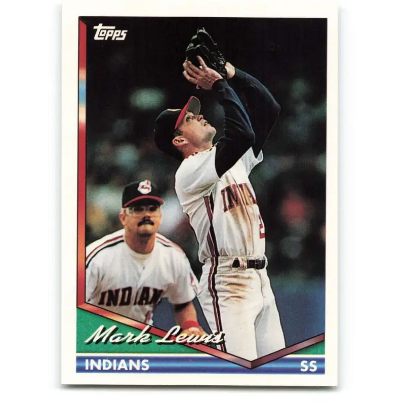 1994 Topps #678 Mark Lewis EX Excellent Cleveland Indians Baseball Card - Baseball Card Single