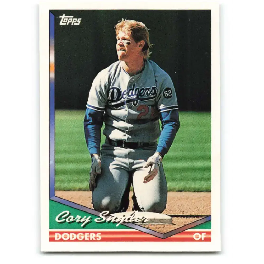 1994 Topps #683 Cory Snyder EX Excellent Los Angeles Dodgers Baseball Card - Baseball Card Single