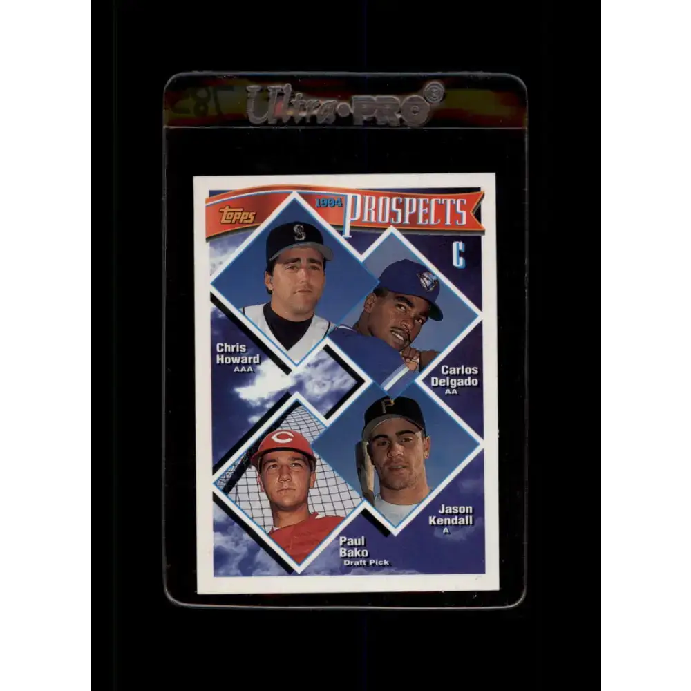 1994 Topps #686 Chris Howard/Carlos Delgado/Jason Kendall/Paul Bako EX Excellent Seattle Mariners/Toronto Blue