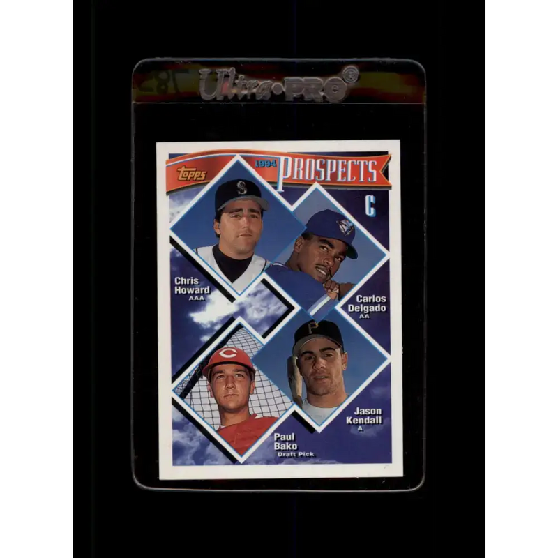 1994 Topps #686 Chris Howard/Carlos Delgado/Jason Kendall/Paul Bako EX Excellent Seattle Mariners/Toronto Blue