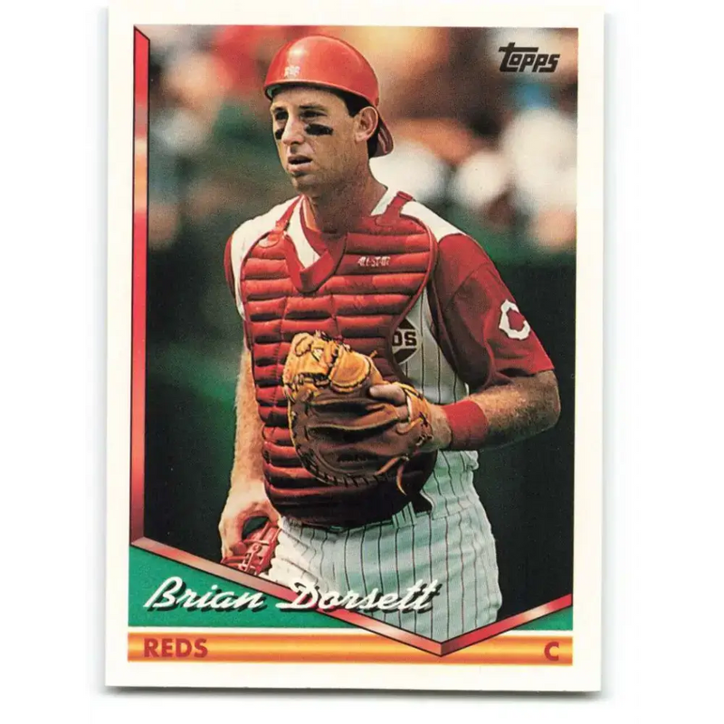 1994 Topps #688 Brian Dorsett EX Excellent Cincinnati Reds Baseball Card - Baseball Card Single