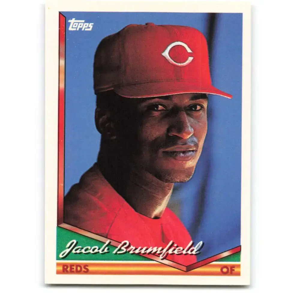 1994 Topps #69 Jacob Brumfield EX Excellent Cincinnati Reds Baseball Card - Baseball Card Single