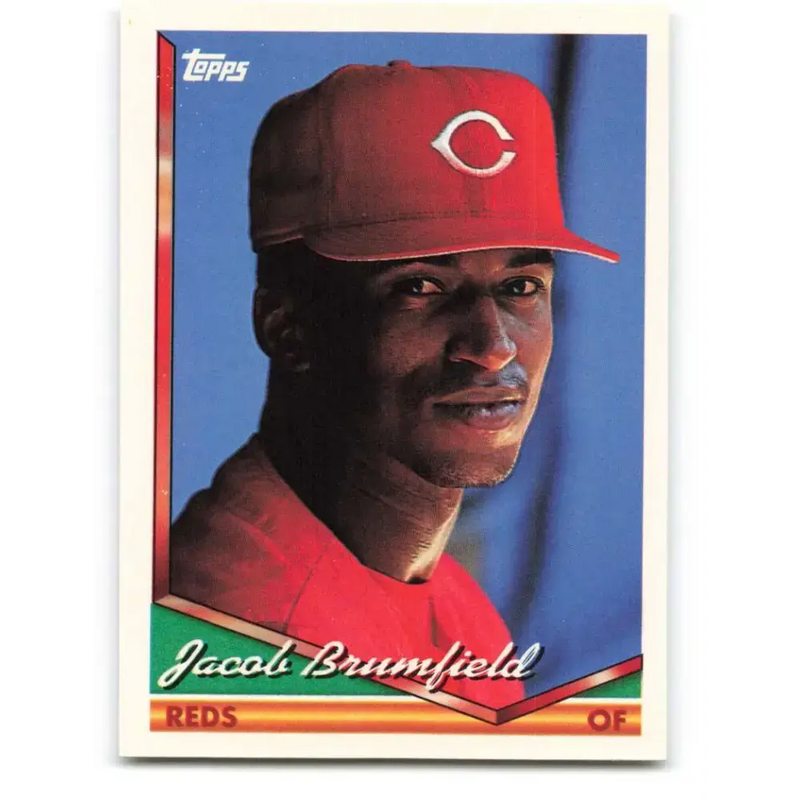 1994 Topps #69 Jacob Brumfield EX Excellent Cincinnati Reds Baseball Card - Baseball Card Single