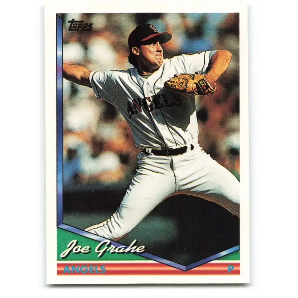 1994 Topps #691 Joe Grahe EX Excellent California Angels Baseball Card - Baseball Card Single
