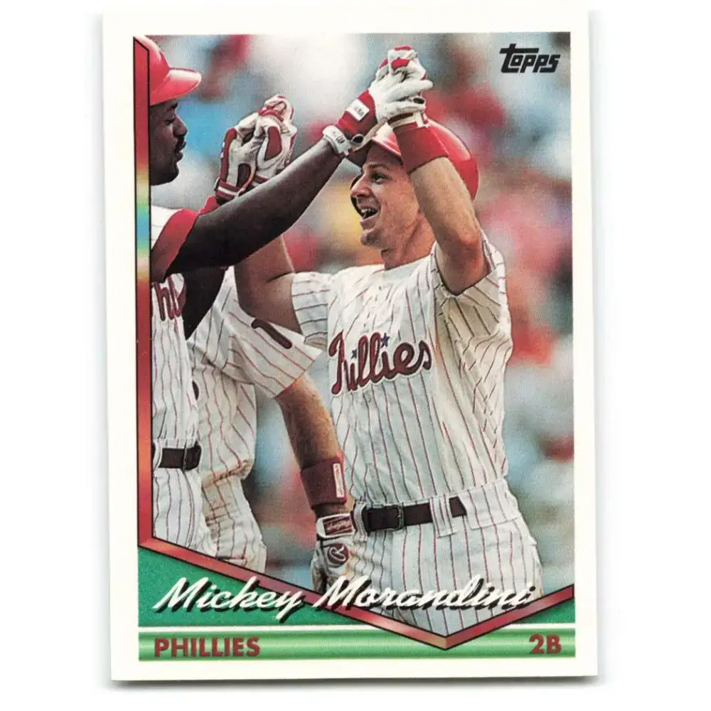 1994 Topps #692 Mickey Morandini EX Excellent Philadelphia Phillies Baseball Card - Baseball Card Single