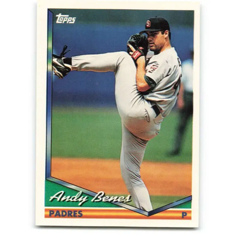 1994 Topps #70 Andy Benes EX Excellent San Diego Padres Baseball Card - Baseball Card Single