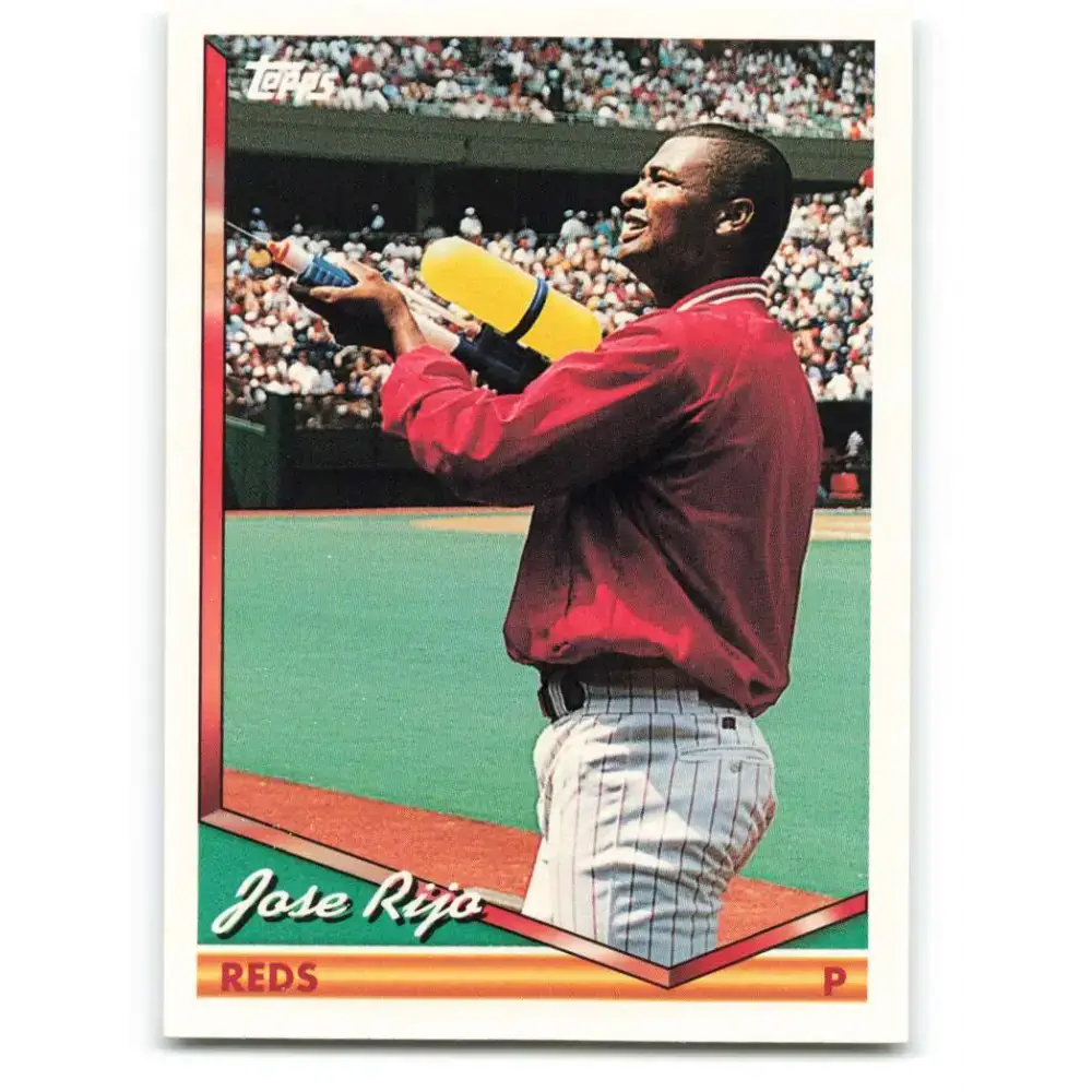 1994 Topps #705 Jose Rijo EX Excellent Cincinnati Reds Baseball Card - Baseball Card Single
