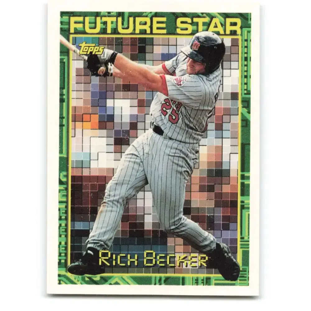 1994 Topps #71 Rich Becker EX Excellent Minnesota Twins Baseball Card - Baseball Card Single