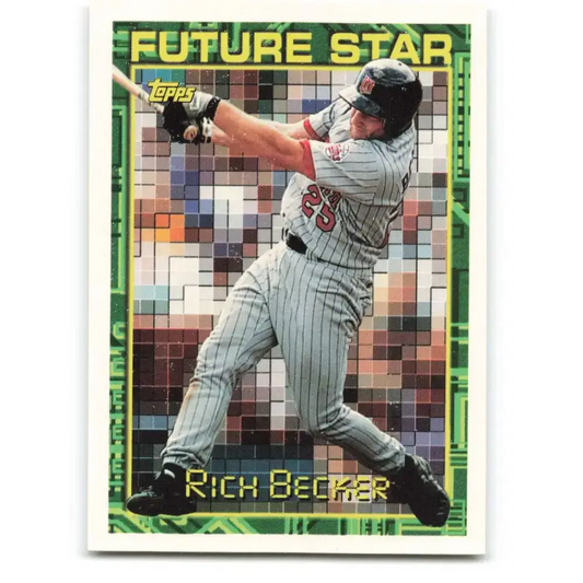 1994 Topps #71 Rich Becker EX Excellent Minnesota Twins Baseball Card