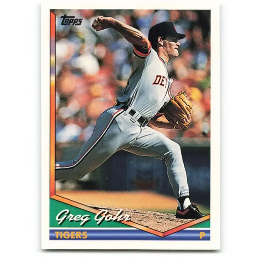 1994 Topps #711 Greg Gohr EX Excellent Detroit Tigers Baseball Card