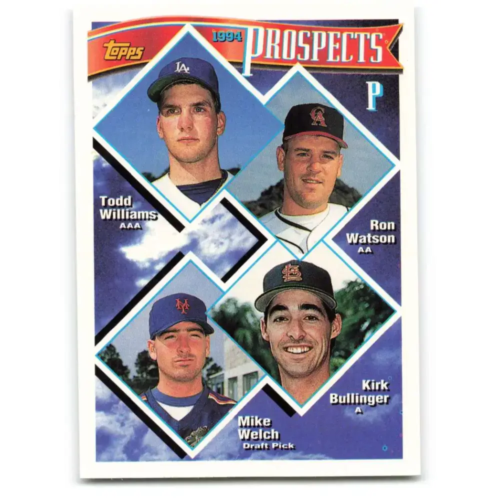 1994 Topps #713 Todd Williams/Ron Watson/Kirk Bullinger/Mike Welch EX Excellent RC Rookie St. Louis Cardinals/Los