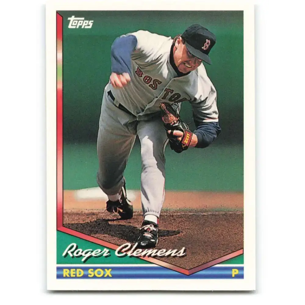 1994 Topps #720 Roger Clemens EX Excellent Boston Red Sox Baseball Card - Baseball Card Single