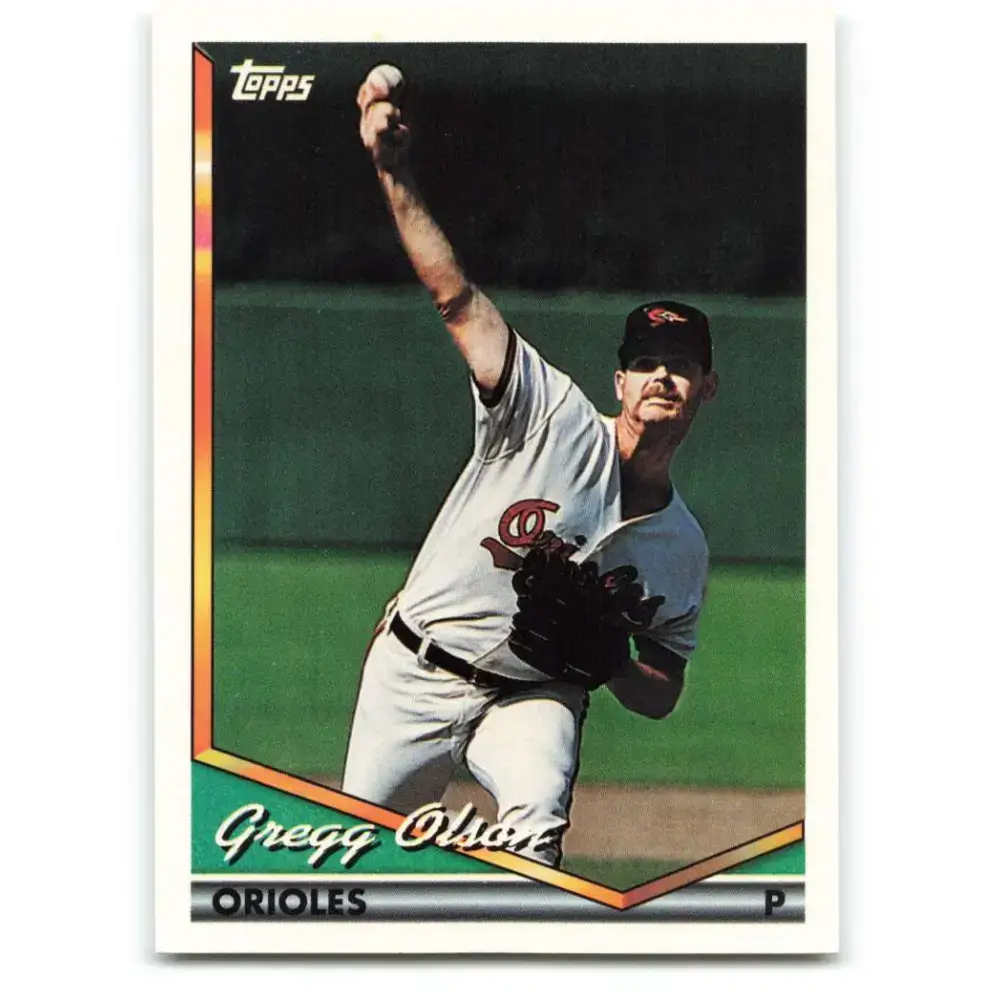 1994 Topps #723 Gregg Olson EX Excellent Baltimore Orioles Baseball Card - Baseball Card Single
