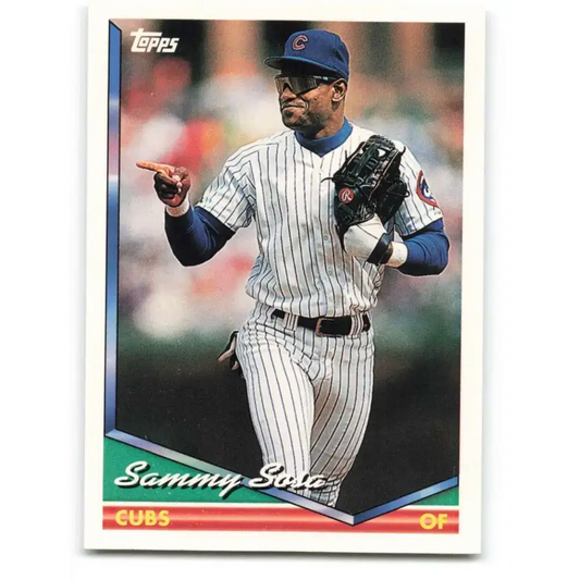 1994 Topps #725 Sammy Sosa EX Excellent Chicago Cubs Baseball Card - Baseball Card Single